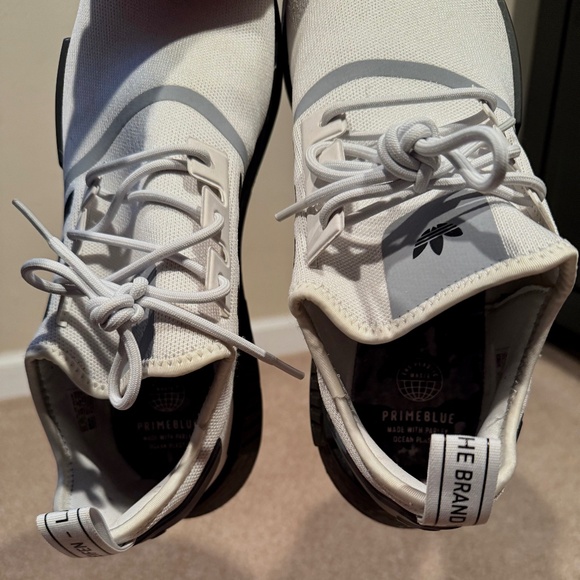 Men's Adidas NMD_R1 - White & Black Camo - Size 13 - Picture 4 of 6
